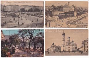 30 db RÉGI külföldi város képeslap vegyes minőségben / 30 pre-1945 European town-view postcards in mixed quality