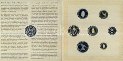 2008. 1Ft-100Ft 7klf db + Mátyás denár Ag fantáziaverete "Reneszánsz emlékév" szettben T:P...