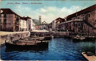 1914 Hvar, Lesina; Piazza e Mandracchio (Rb)