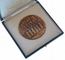 Asszonyi Tamás (1942-) 1973. "II. Vasas Dalosünnep Miskolc" Br emlékplakett eredeti tokban...