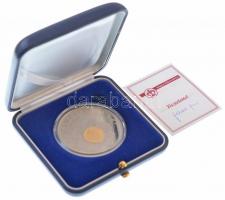 Kósa István (1953-) 2008. "Magyar Pénzverő Zrt. / Látogató Érem" dísztokban (42,5mm) T:PP