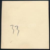 cca 1936 Kinszki Imre (1901-1945) budapesti fotóművész hagyatékából jelzés nélküli vintage fotó (ker...