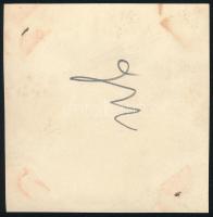 cca 1935 Kinszki Imre (1901-1945) budapesti fotóművész hagyatékából jelzés nélküli vintage fotó (olv...