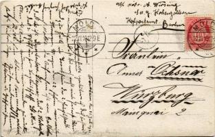 1910 SMS Hohenzollern / SMY Hohenzollern, German Navy Imperial Yacht, near Molde, Norway (used as an...