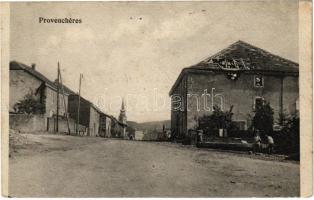 1916 Provencheres / WWI German military, ruins in France (fl)