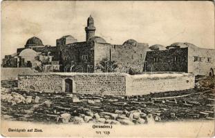 Davidsgrab auf Zion (Jerusalem) / Davids Tomb on Mount Zion. Judaica (EB)