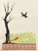 A föld szépe. Albán népmesék. Ford. és az utószót írta: Schütz István. A könyv borító illusztrációja...