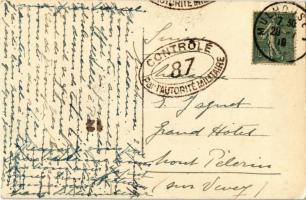 1919 Paris, Fetes de la Victoire 14. Juillet 1919 / WWI Victory celebration + "Controlé Par l&#...