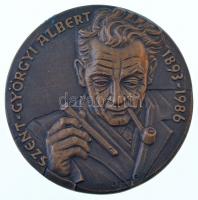 Renner Kálmán (1927-1994) 1989. Szent-Györgyi Albert 1893-1986 MÉE Szeged bronz emlékérem előlapjának nagyméretű változata (95mm) T:1-  Adamo SG26