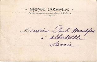 1903 Satigny, et la nouvelle église catholique / Catholic church, railway station, train, locomotive...