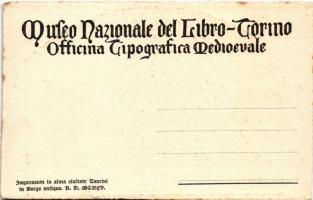 Torino, Turin; Museo Nazionale del Libro-Torino. Officina Tipografica Medioevale. I Compontori, Il t...