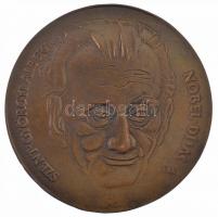 Fritz Mihály (1947-) 1982. Szent-Györgyi Albert - Nobel-díjas / Szeged 1937 kétoldalas, öntött bronz plakett (98mm) T: