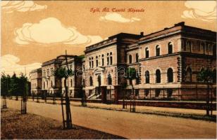 Igló, Zipser Neudorf, Spisská Nová Ves; Állami tanítóképezde. Dörner Gyula kiadása / teachers' training institute, school