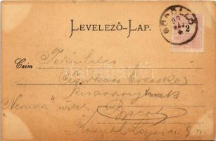 1899 Gödöllő, Királyi kastély. Art Nouveau (kis szakadás / small tear)