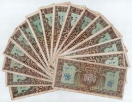 1945. 100.000P (30x, sorozatszám követők, kihagyásokkal: M012-M017, M160-M162, M164-M168, M170-M174,...