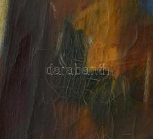 Gulácsy jelzéssel: Portré. Olaj, vászon. Kissé sérült. Dekoratív, sérült fa keretben. 70x50 cm