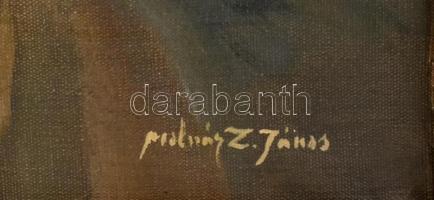 Molnár Z. János (1880-1960): Asztali csendélet. Olaj, vászon, jelzett. Kissé sérült, javított. Dekor...