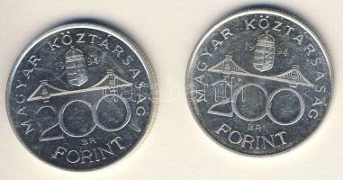 1994. 200Ft Ag "Deák" T:BU,2