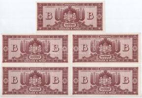 1946. 100.000BP (9db) T:II-III szép papír
Adamo P36