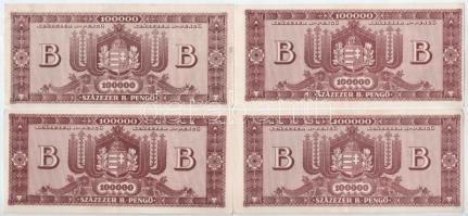 1946. 100.000BP (9db) T:II-III szép papír
Adamo P36