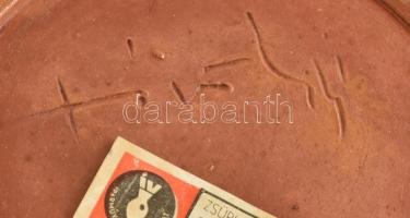 Tóvölgyi Katalin? rertó Iparművészeti kerámia váza, apró csorbák, jelzett, m: 16cm