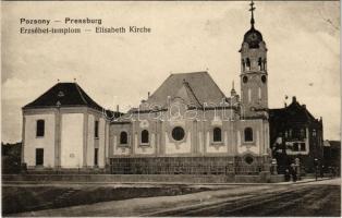 Pozsony, Pressburg, Bratislava; Erzsébet templom / Elisabeth Kirche / church