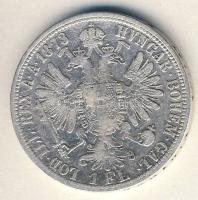 Ausztria 1873. 1Fl Ag T:3