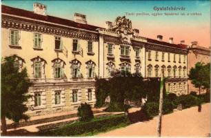 Gyulafehérvár, Karlsburg, Alba Iulia; Tiszti pavilon, egykor fejedelmi lak a várban / K.u.k. officers pavilion, formerly princely residence in the castle