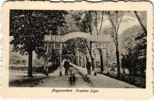 Nagyszombat, Tyrnau, Trnava; Erzsébet liget / park