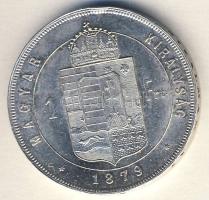 1879. 1Ft Ag T:2/3 kis ph.