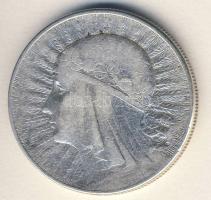 Lengyelország 1932. 10Zl Ag T:3 kis ph.