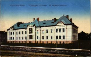 Nagyszombat, Tyrnau, Trnava; Vármegyei kórház, új sebészeti pavilon. Horovitz Adolf kiadása / hospital, department of surgery