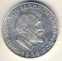 Ausztria 1958. 25Sch Ag "Carl Auer von Welsbach" T:2/3