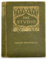 1903 The Studio c. művészeti lap teljes évfolyama kissé kopott egészvászon kötésben.