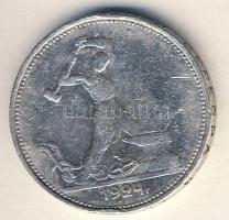 Szovjetunió 1924. 50k Ag T:3 ph