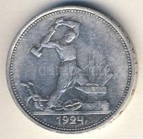 Szovjetunió 1924. 50k Ag T:3 kis ph.