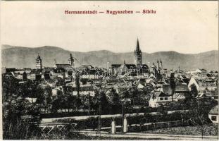Nagyszeben, Hermannstadt, Sibiu; látkép / general view
