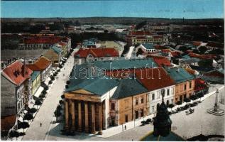 Szabadka, Subotica; látkép színházzal / theatre