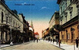 Szabadka, Subotica; Kossuth utca, Mezőgazdasági bank részvénytársaság / street, bank