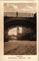 1915 Nagyszeben, Hermannstadt, Sibiu; Lügenbrücke / Hazugok hídja. Verlag Emil Fischer Hofphotograph. Druck v. Jos. Drotleff / bridge (EK)