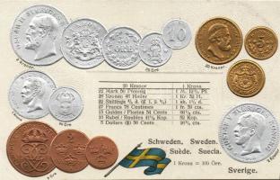 Swedish coins (Emb.)