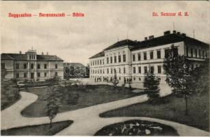 Nagyszeben, Hermannstadt, Sibiu; Ev. Seminar A.B. / Evangélikus szeminárium / Lutheran seminary