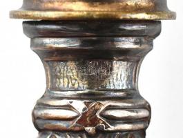 Ezüst (Ag): ezüst nyelű tortalapát. Jelzett, bruttó: 116g, 30cm