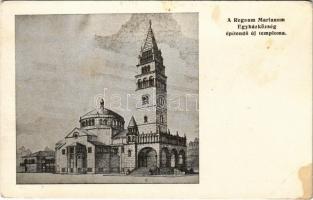 Budapest VII. A Regnum Marianum Egyházközség építendő új temploma (fl)