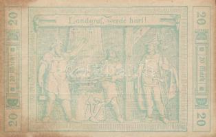 Német Birodalom/Weimari Köztársaság/Ruhla 1918.11.20. 20M hátlapi felirat nélkül T:I-