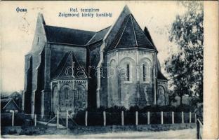 1921 Ócsa, Református templom Zsigmond király korából. Fogyasztási szövetkezet kiadása (fl)
