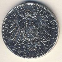 Német Birodalom/Császárság/Poroszország 1901. 2M Ag "1701-1901" T:3 fny
