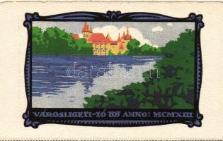 Budapest XIV. Városligeti tó litho