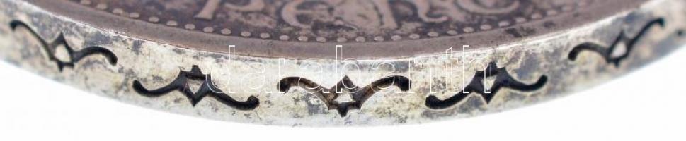 1938. 5P Ag "Szent István" T:1- patina Adamo P8.1