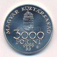 1999. 3000Ft Ag "Integráció az EU-ba - EURO III" kapszulában T:BU halvány patina
Adamo EM...